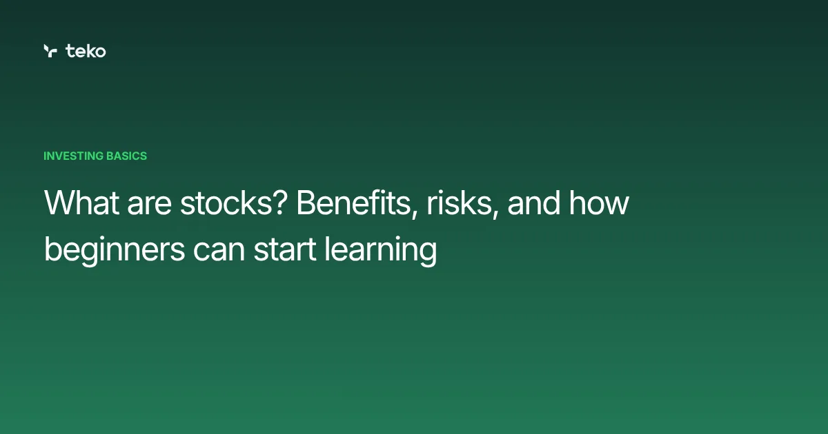 What are stocks? Benefits, risks, and how beginners can start learning